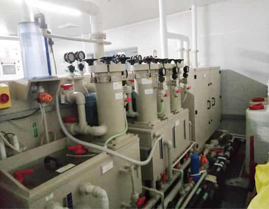 前處理線安裝現(xiàn)場